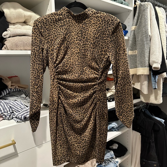 Zara | Dresses | Nwt Zara Leopard Mini Dress | Poshmark